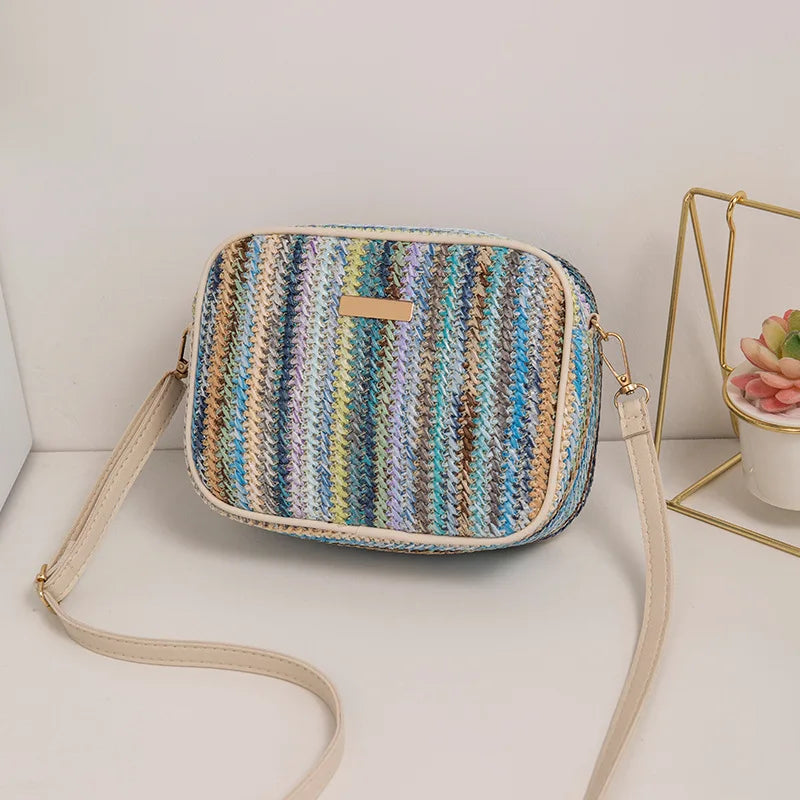 Elarova | Moderne, Sommerliche, Elegante, Mehrfarbige Umhängetasche Für Damen