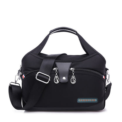 Modische Damenhandtasche Mit Diebstahlschutz Schwarz - Norvielle