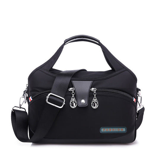 Modische Damenhandtasche Mit Diebstahlschutz Schwarz - Norvielle
