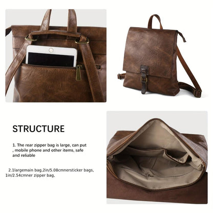 Elarova | Multifunktionaler Retro Rucksack