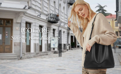 Elarova | Neue Modische Große Fassungsvermögen Bucket Tasche
