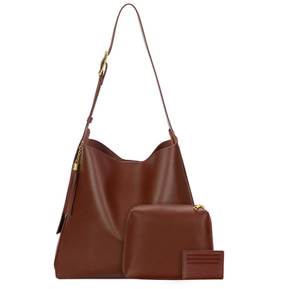 Norvielle Große Bucket Tasche Modisch Fassungsreich Schwarz - Norvielle