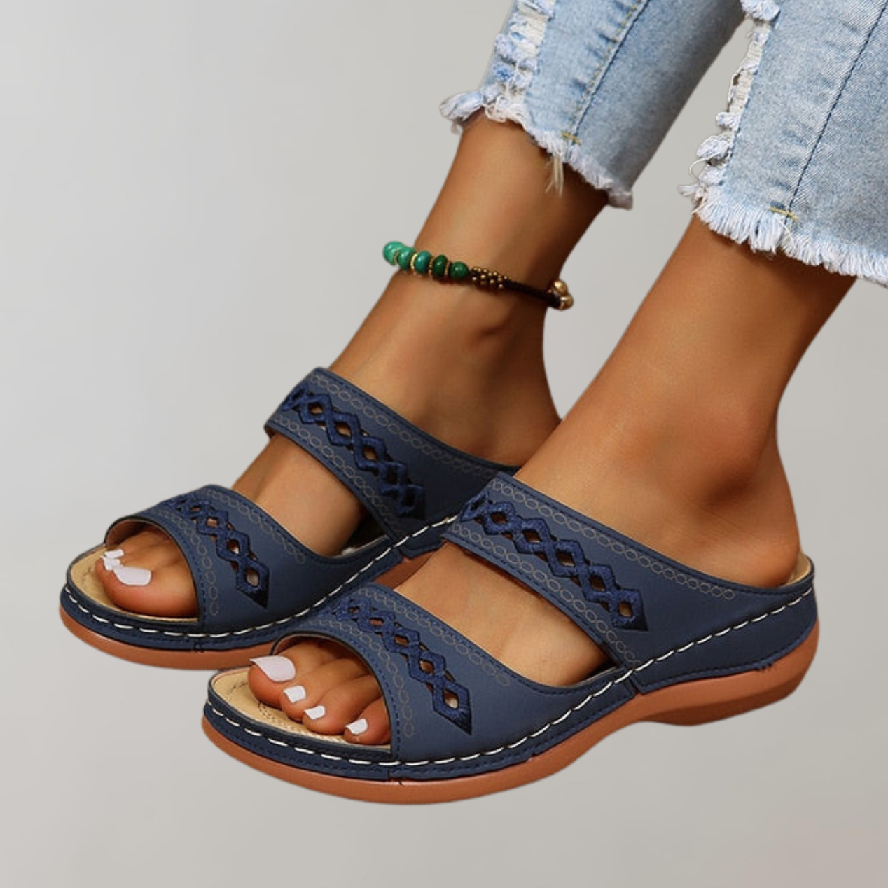 Elarova | Orthopädische Sandalen für Damen | Sandalen damen bequem | Sommer Sandalen Damen