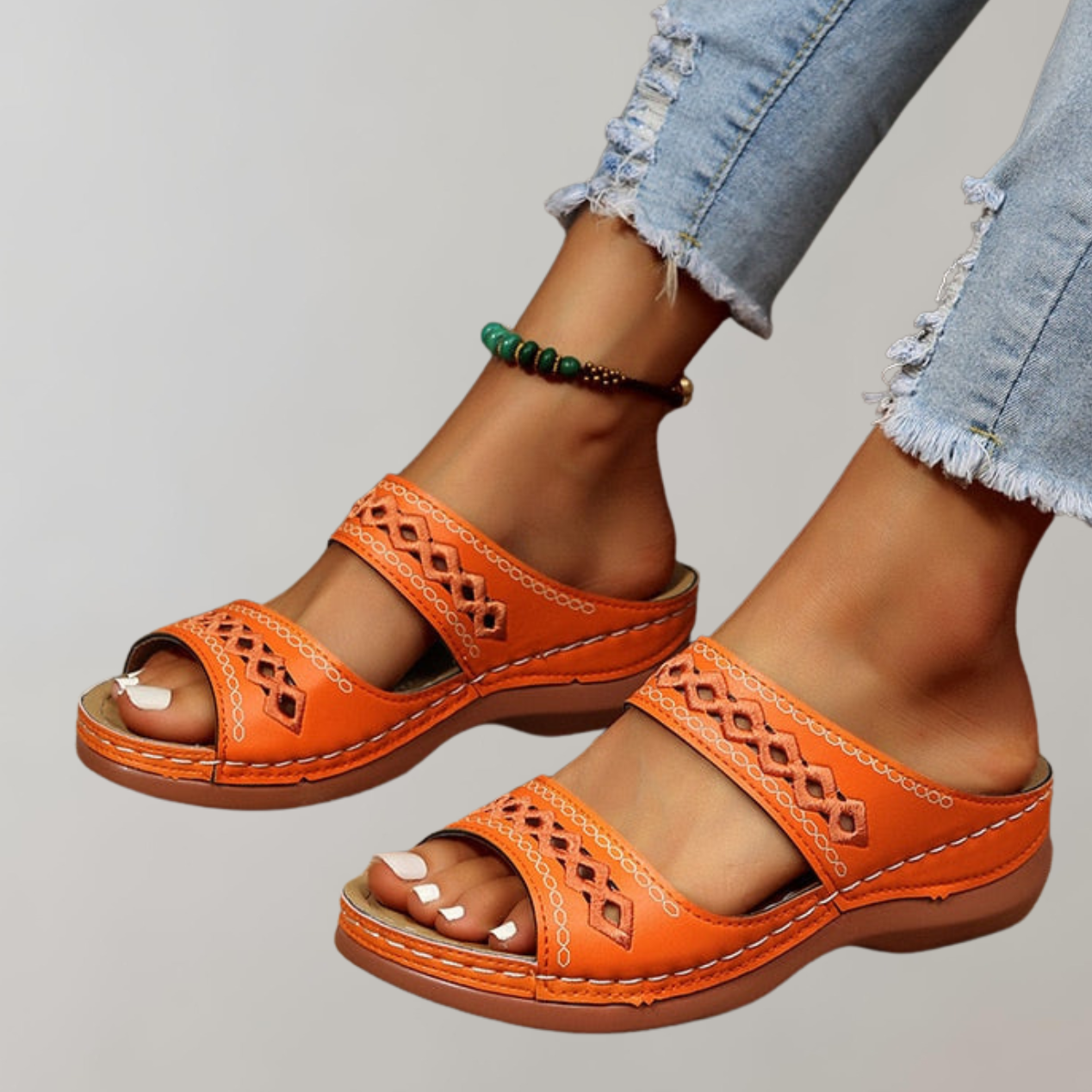 Elarova | Orthopädische Sandalen für Damen | Sandalen damen bequem | Sommer Sandalen Damen