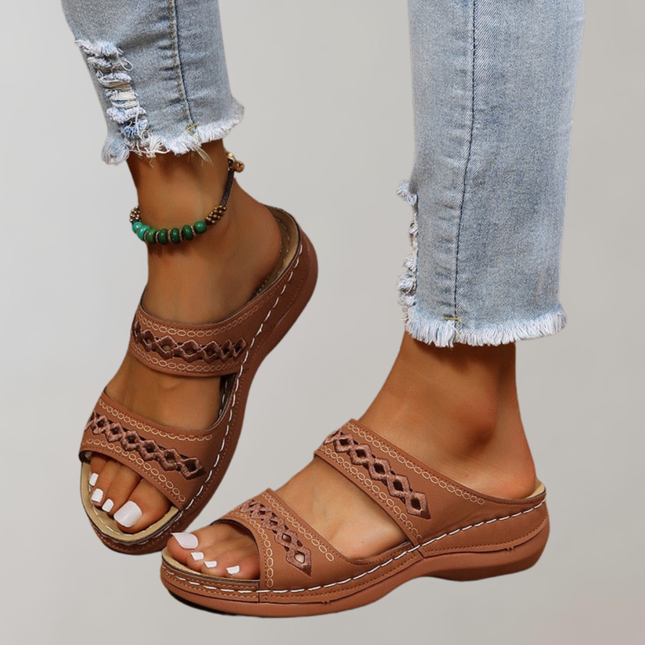 Elarova | Orthopädische Sandalen für Damen | Sandalen damen bequem | Sommer Sandalen Damen