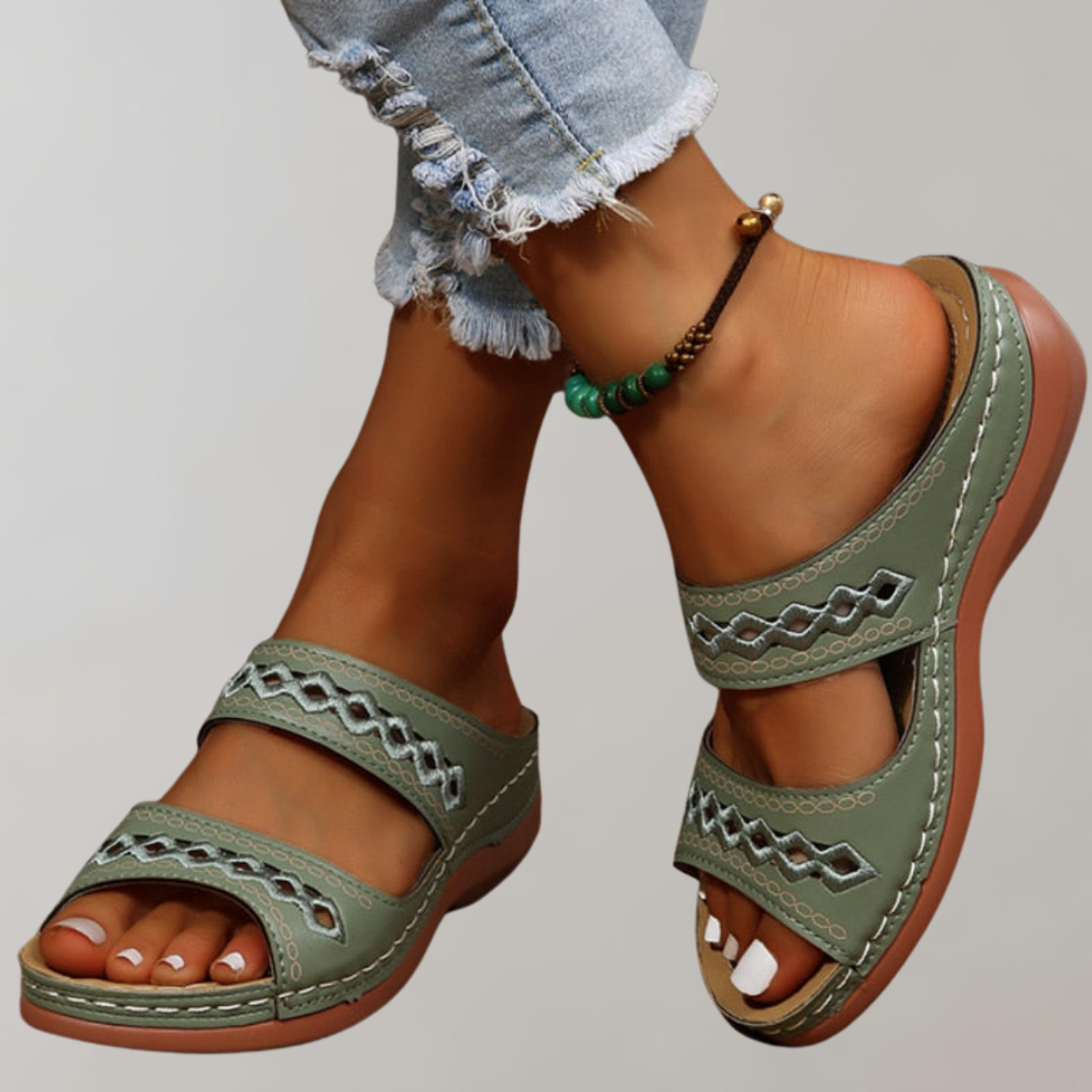 Elarova | Orthopädische Sandalen für Damen | Sandalen damen bequem | Sommer Sandalen Damen