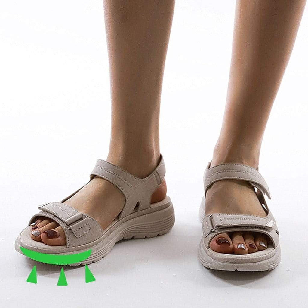 Elarova | Orthopädische Sandalen für Damen – verstellbare Riemen für optimalen Komfort
