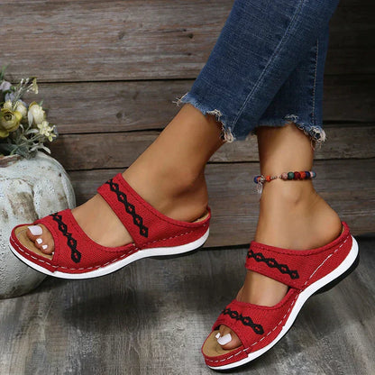 Elarova | Orthopädische Sommerschuhe Damen mit stylischen Design