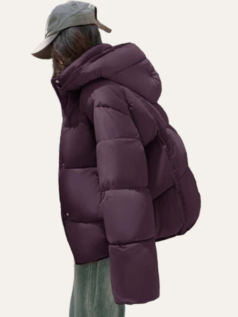 Elarova | Oversized Cropped Steppjacke für Damen