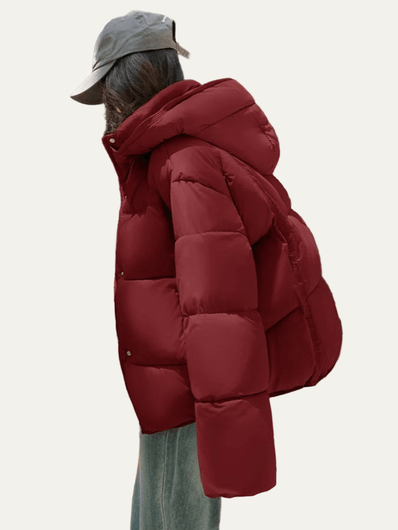 Elarova | Oversized Cropped Steppjacke für Damen