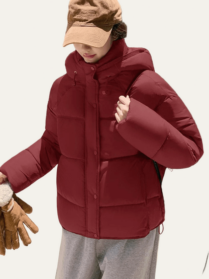 Elarova | Oversized Cropped Steppjacke für Damen