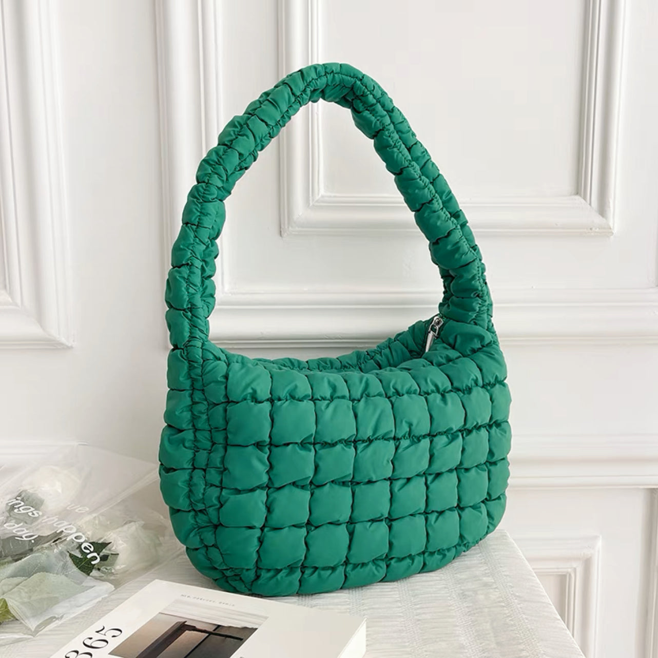 Elarova | Plissierte Schultertasche Für Frauen