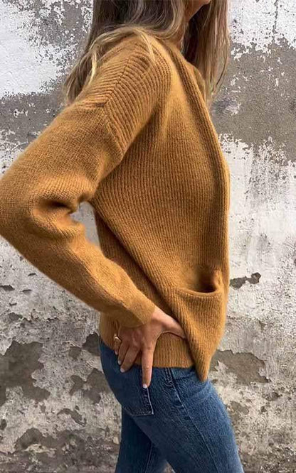 Elarova | Plush Zip Strickjacke