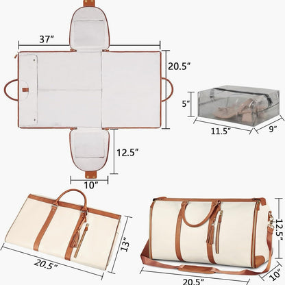 Elarova | Praktische faltbare Kleidertasche für Reisen Kompakt und praktisch