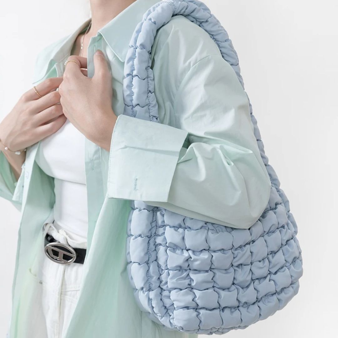 Elarova | Puffer CrossbodySchultertasche für Damen Leichtgewicht und stilvolle Handtasche