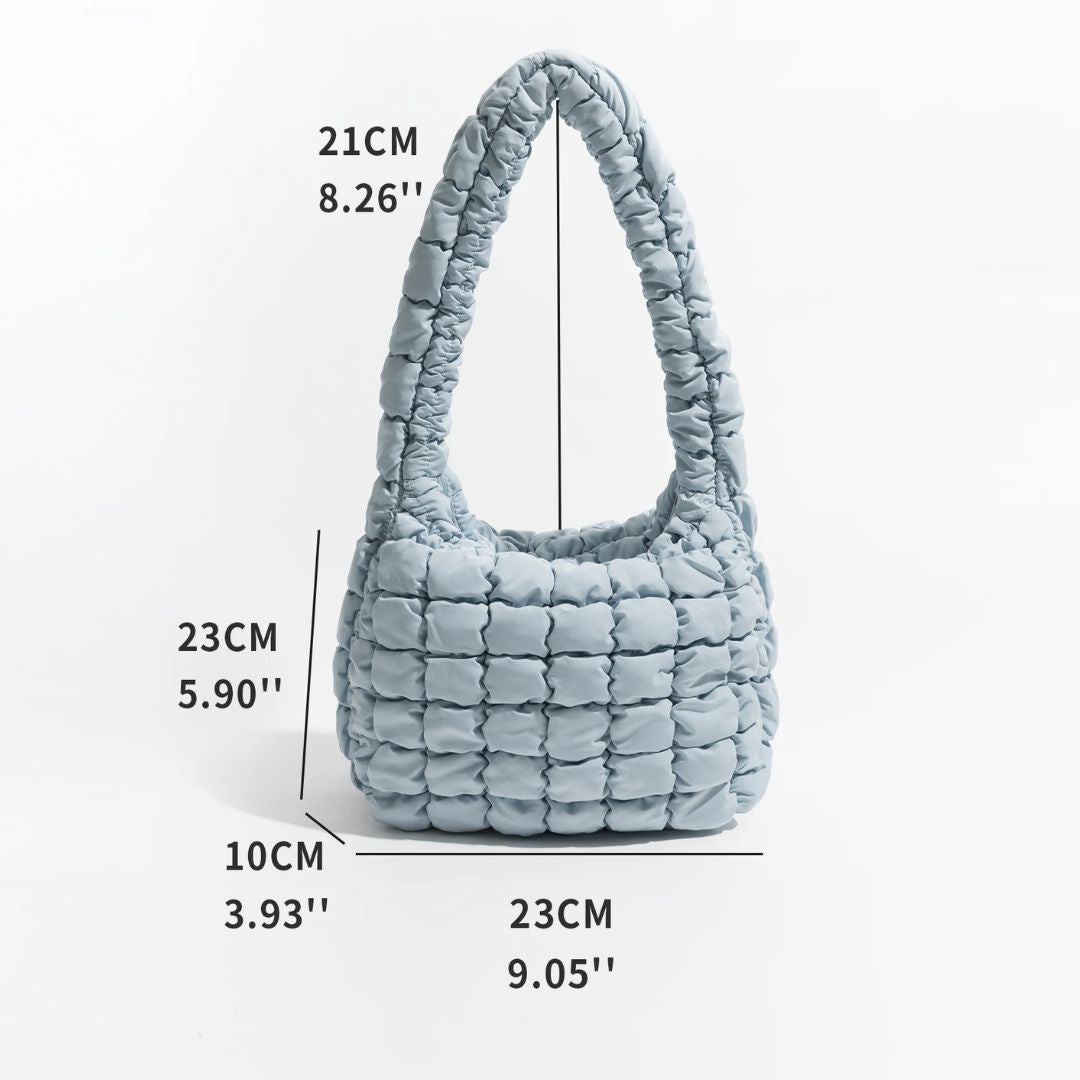 Elarova | Puffer CrossbodySchultertasche für Damen Leichtgewicht und stilvolle Handtasche