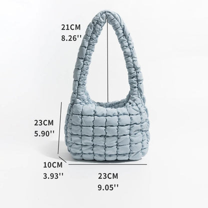 Elarova | Puffer CrossbodySchultertasche für Damen Leichtgewicht und stilvolle Handtasche