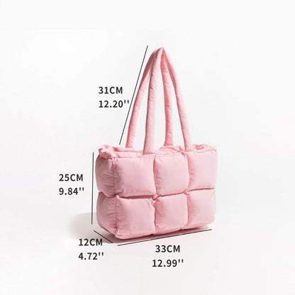Elarova | Puffer Schultertasche für Damen Stilvolle und geräumige Handtasche