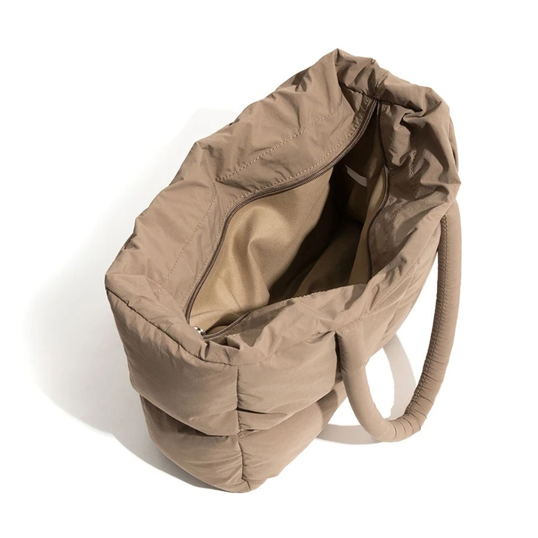 Elarova | Puffer Schultertasche für Damen Stilvolle und geräumige Umhängetasche