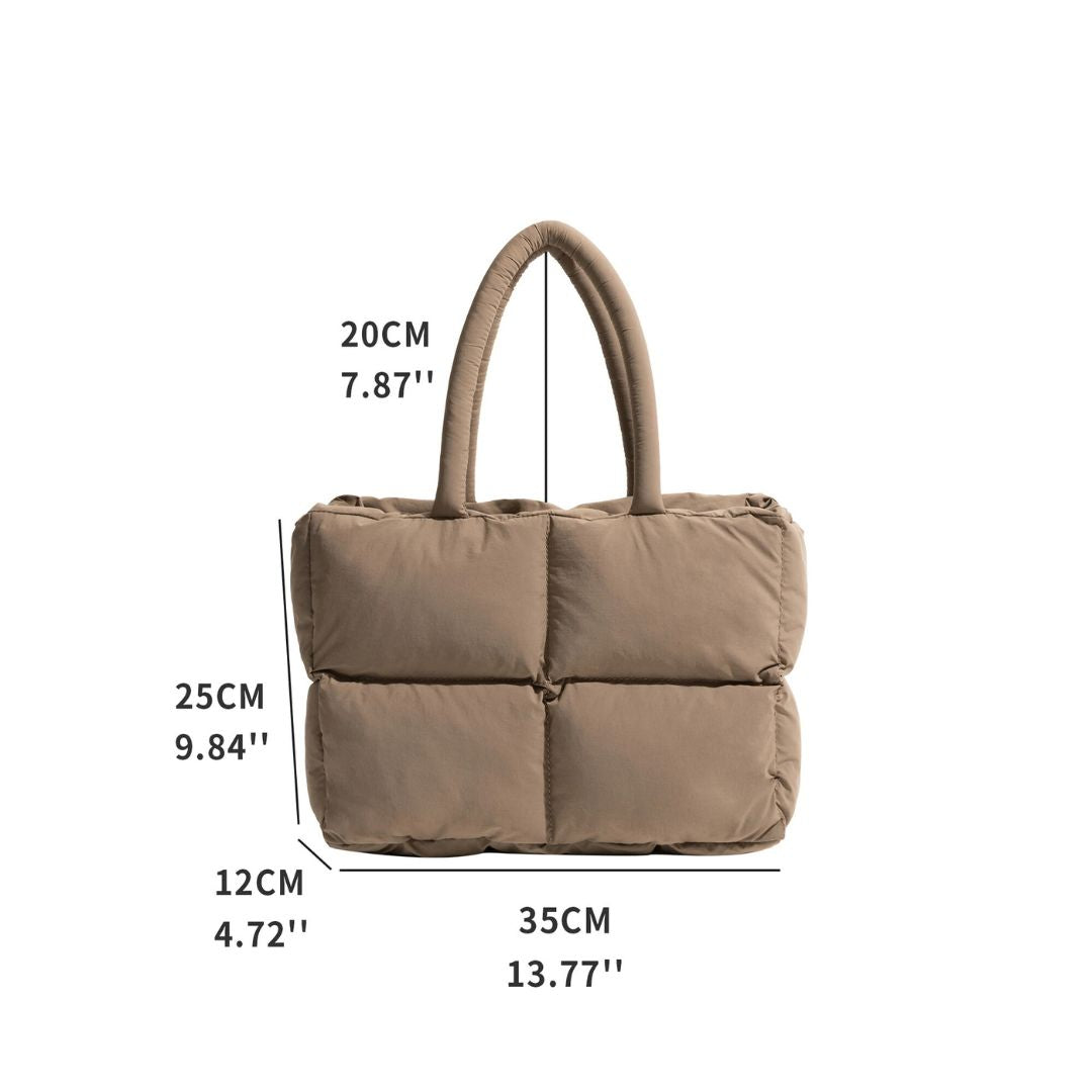 Elarova | Puffer Schultertasche für Damen Stilvolle und geräumige Umhängetasche