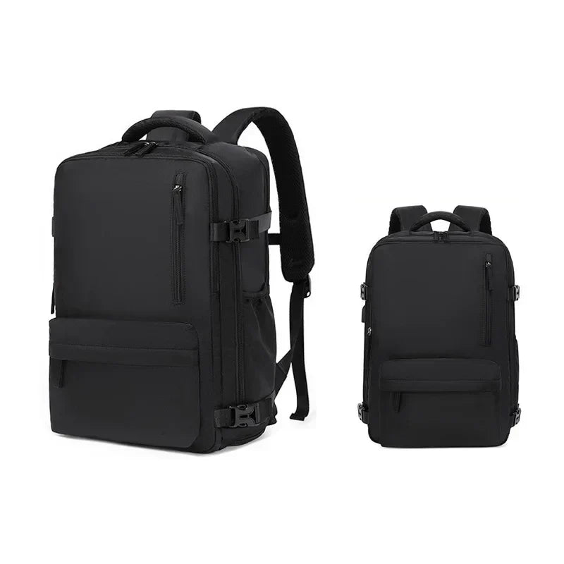 Reisekoffer Kabine Tasche 45x30x20cm Hartschale Schwarz - Norvielle
