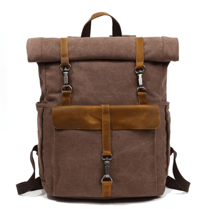 Elarova | Retro Canvas Rucksack Zeitlos Und Nachhaltig Robuster Rucksack