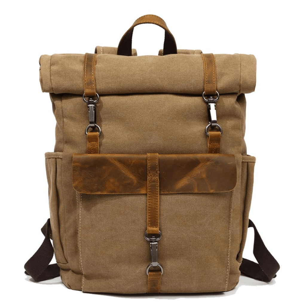 Elarova | Retro Canvas Rucksack Zeitlos Und Nachhaltig Robuster Rucksack