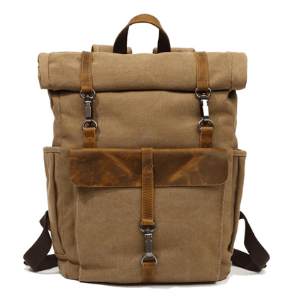 Elarova | Retro Canvas Rucksack Zeitlos Und Nachhaltig Robuster Rucksack