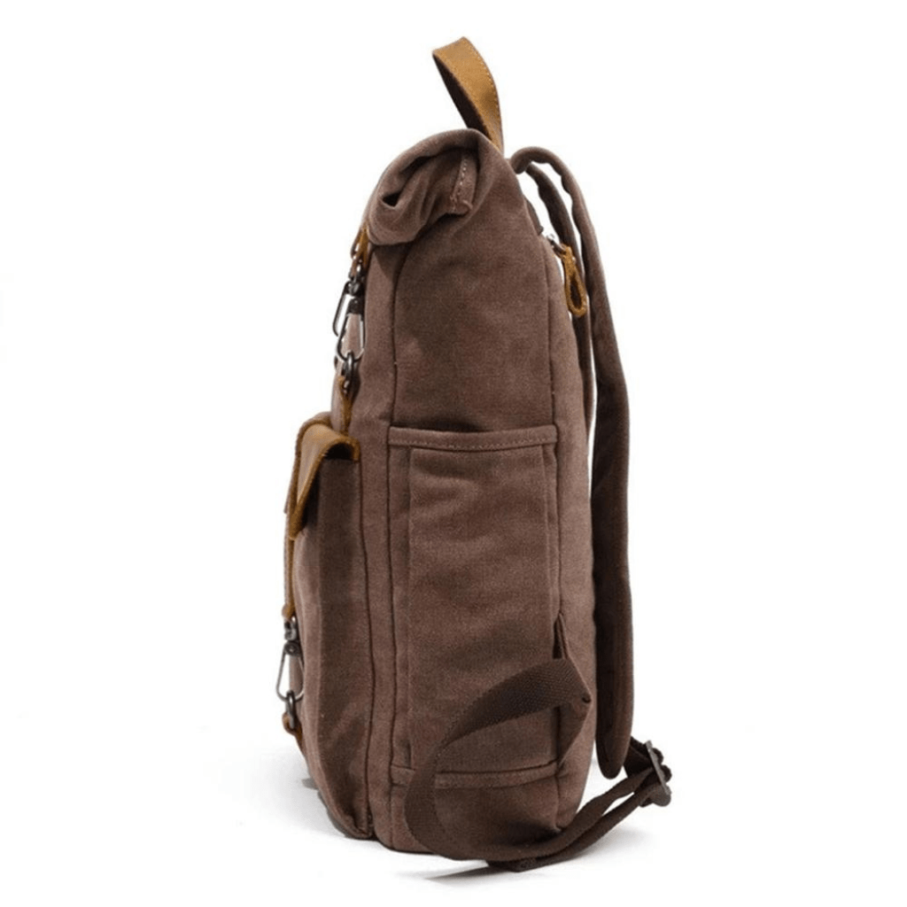 Elarova | Retro Canvas Rucksack Zeitlos Und Nachhaltig Robuster Rucksack