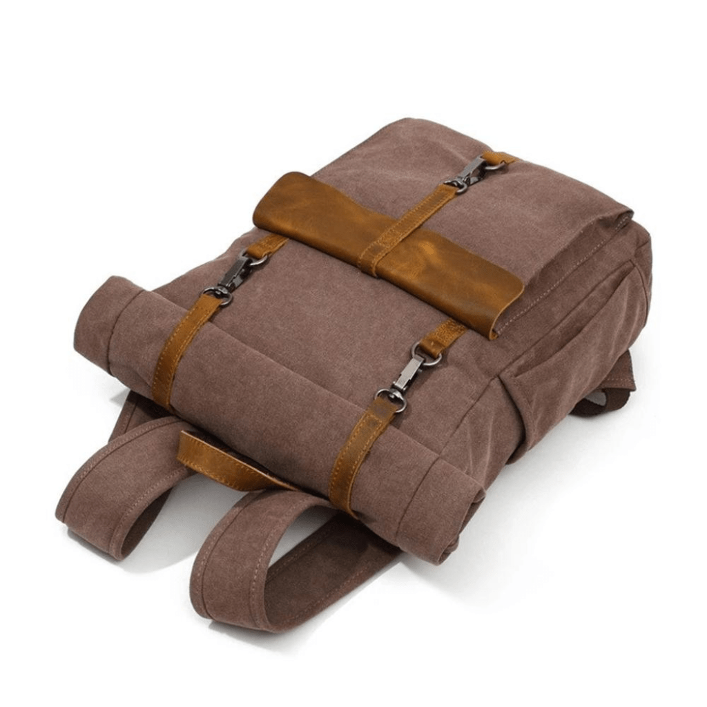 Elarova | Retro Canvas Rucksack Zeitlos Und Nachhaltig Robuster Rucksack