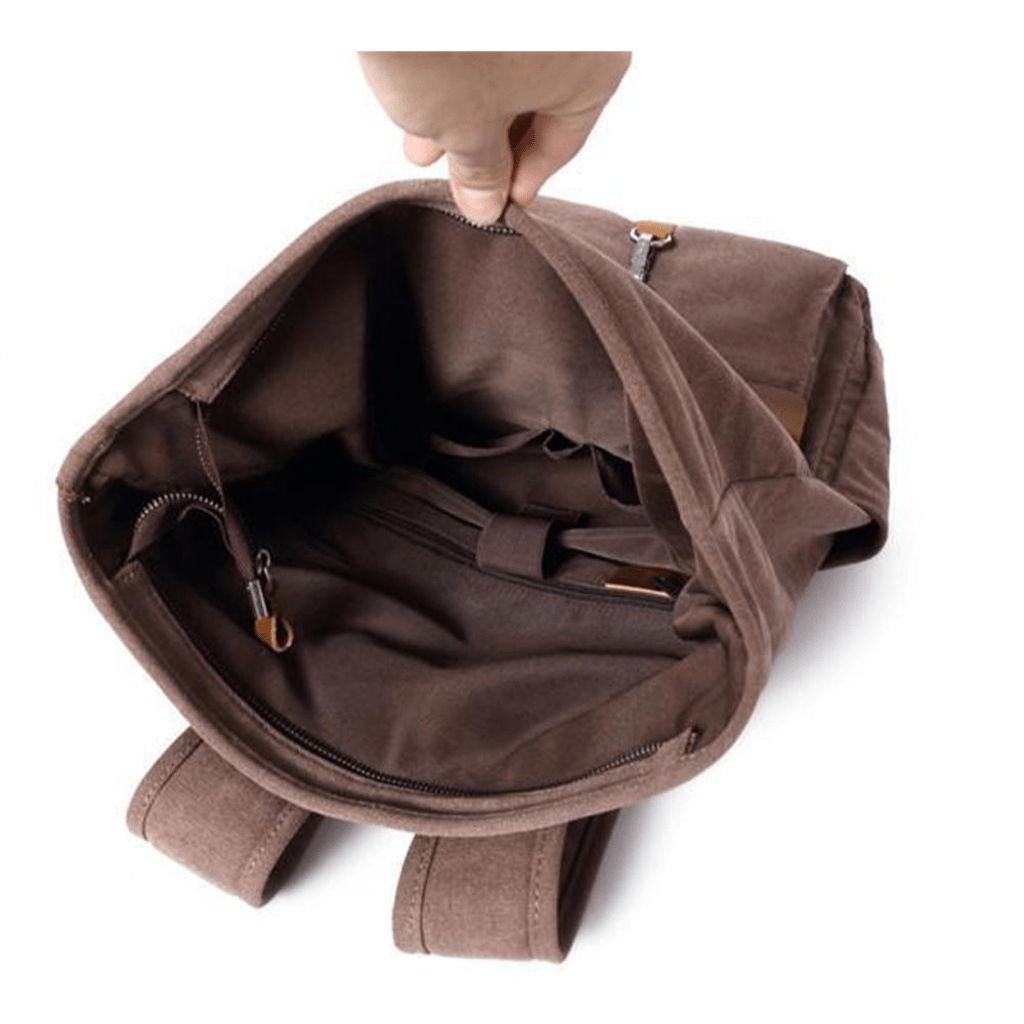 Elarova | Retro Canvas Rucksack Zeitlos Und Nachhaltig Robuster Rucksack