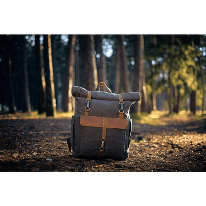 Elarova | Retro Canvas Rucksack Zeitlos Und Nachhaltig Robuster Rucksack
