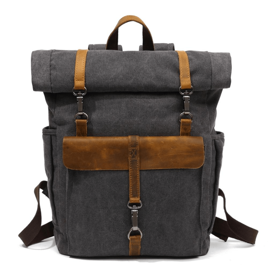 Elarova | Retro Canvas Rucksack Zeitlos Und Nachhaltig Robuster Rucksack