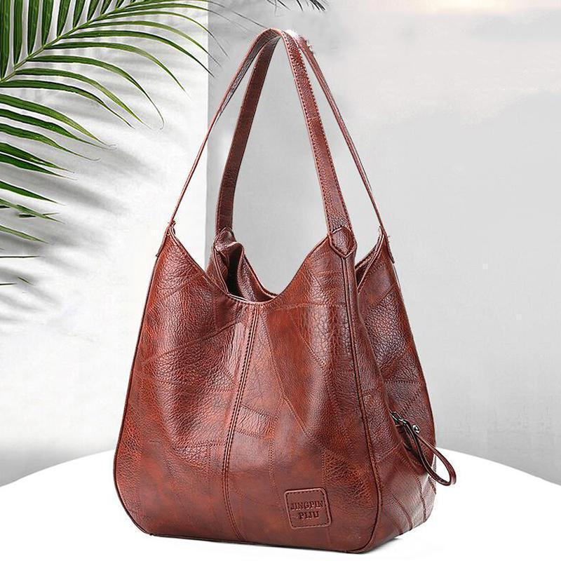 Norvielle Damen Ledertasche Retrostil - Norvielle