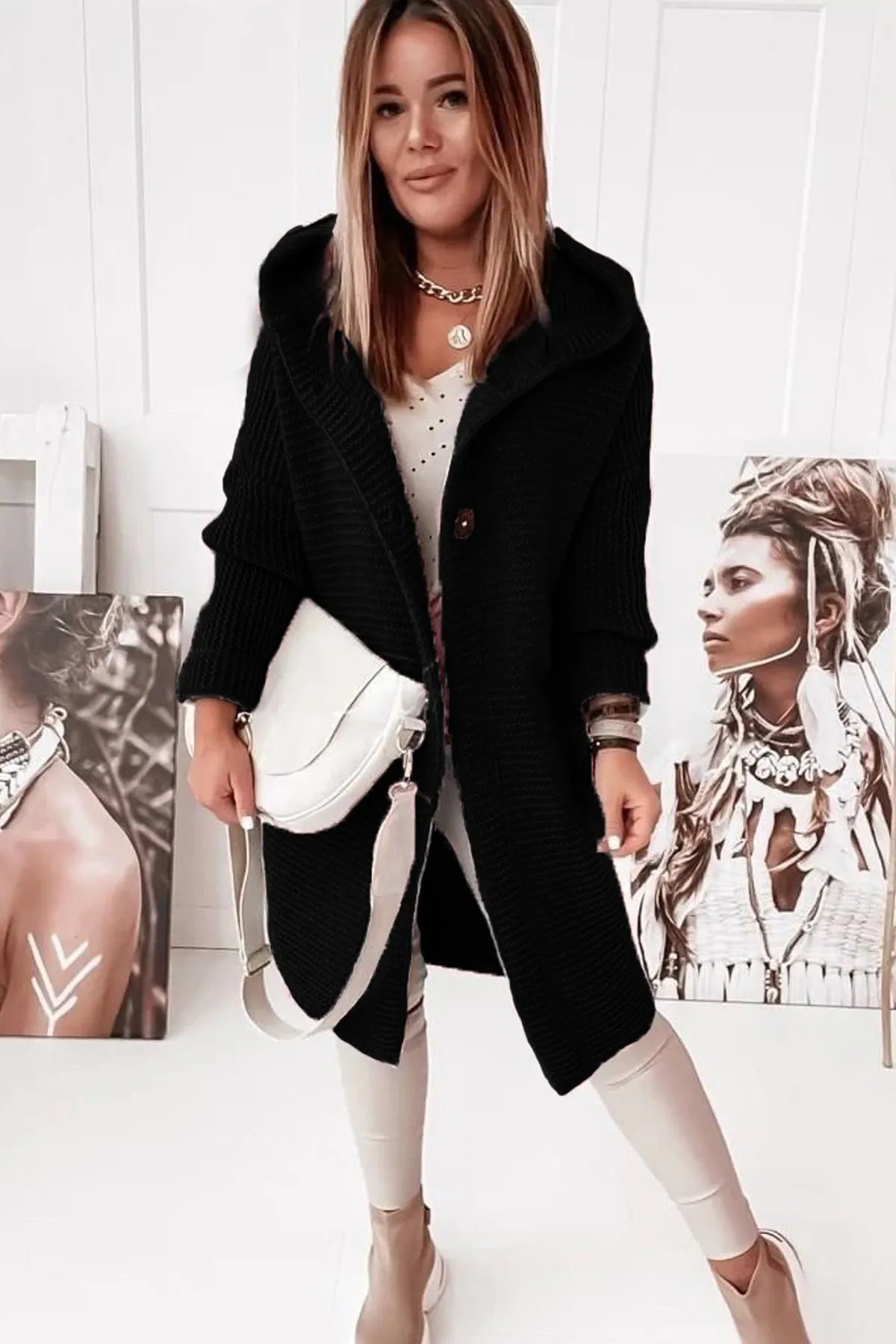 Elarova | Ruby Kuschelige Strickjacke