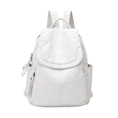Elarova | Rucksack Gewaschenes Leder