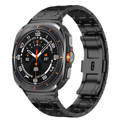 Elarova | Rvs Band Für Samsung Watch Ultra Mit Luxus Doppelkettendesign