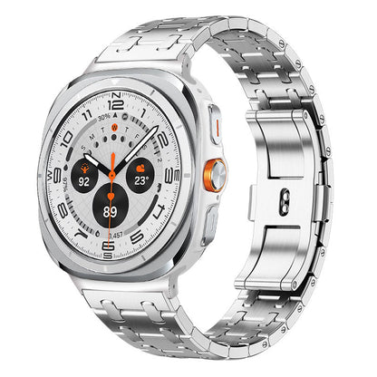 Norvielle Armband Für Samsung Watch Ultra Edelstahl Doppelkettendesign - Norvielle