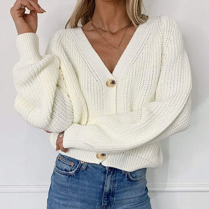 Elarova | STRICKCARDIGAN MIT VAUSSCHNITT