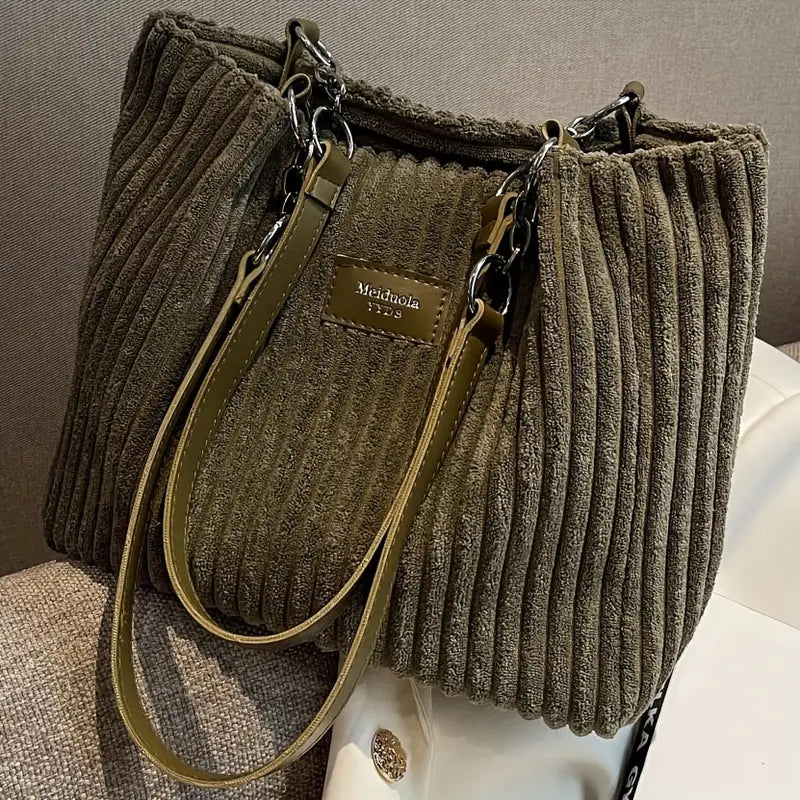 Elarova | Samtcord Baumwolltasche