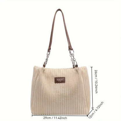 Elarova | Samtcord Baumwolltasche