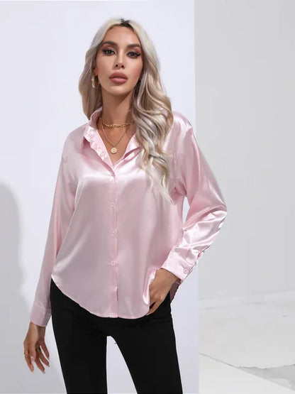 Elarova | Satinbluse