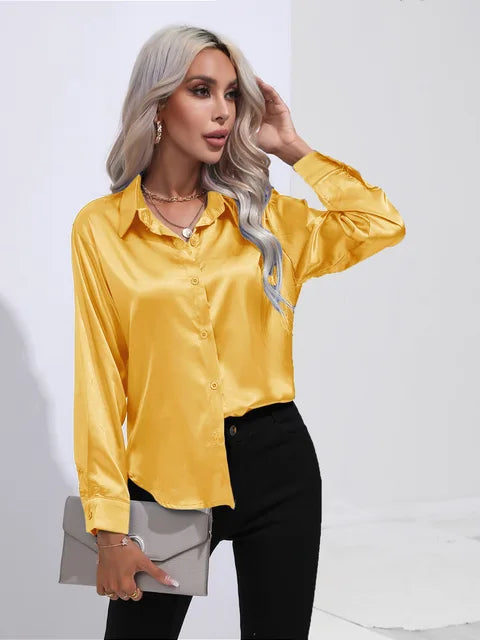 Elarova | Satinbluse
