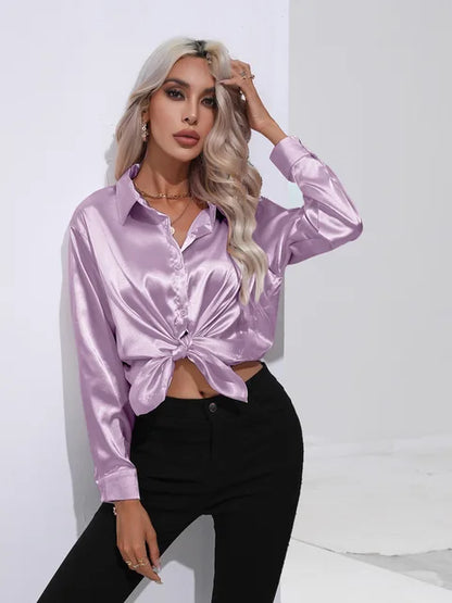 Elarova | Satinbluse