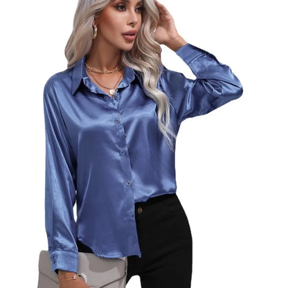 Elarova | Satinbluse