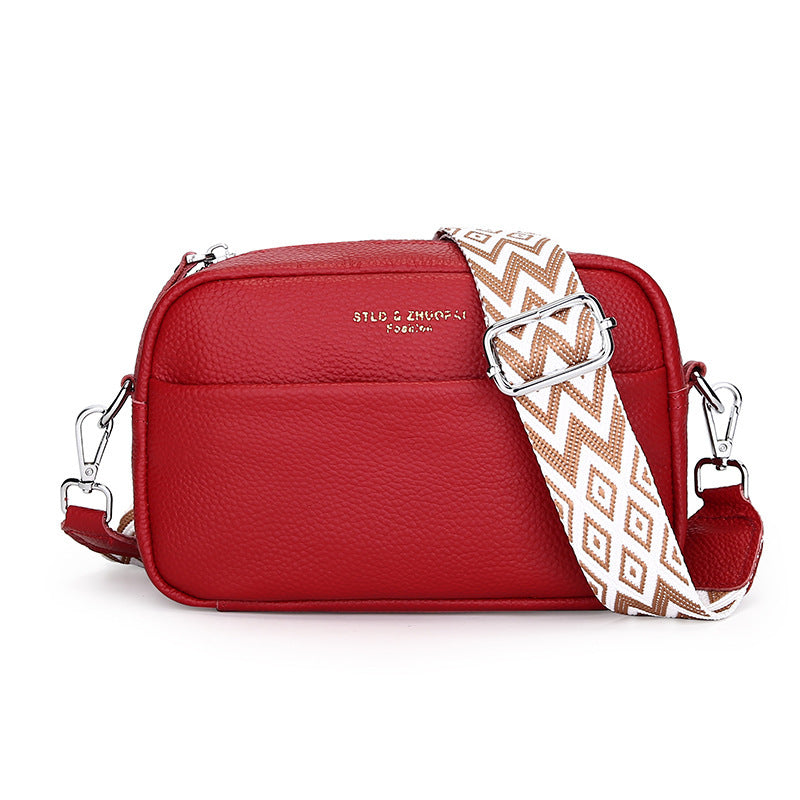 Elarova | Schlichte Schultertasche Aus Veganem Leder Im Kleinen Quadratischen Format