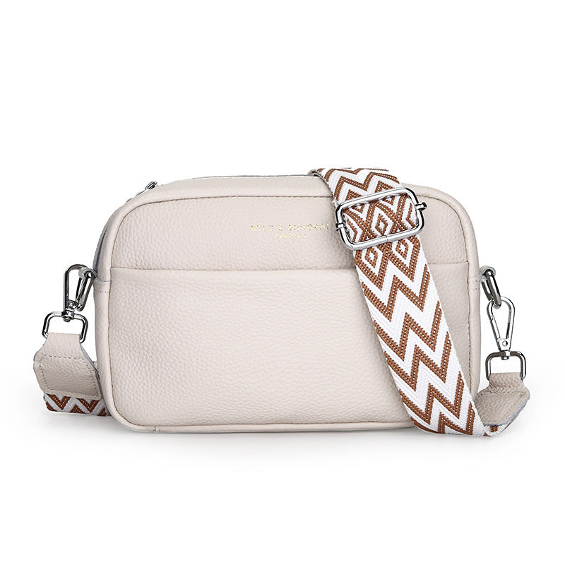 Elarova | Schlichte Schultertasche Aus Veganem Leder Im Kleinen Quadratischen Format