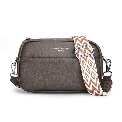 Elarova | Schlichte Schultertasche Aus Veganem Leder Im Kleinen Quadratischen Format