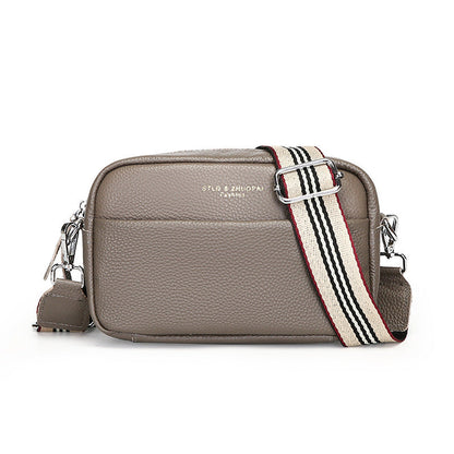 Elarova | Schlichte Schultertasche Aus Veganem Leder Im Kleinen Quadratischen Format