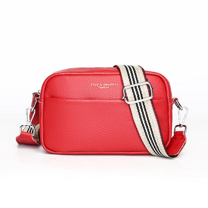 Elarova | Schlichte Schultertasche Aus Veganem Leder Im Kleinen Quadratischen Format